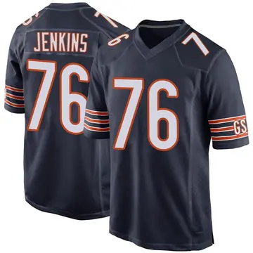 Nike Teven Jenkins Men's Game Chicago Bears Navy Team Color Jersey