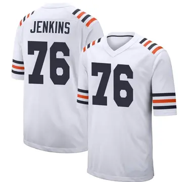 Nike Teven Jenkins Men's Game Chicago Bears White Alternate Classic Jersey