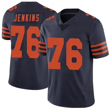 Nike Teven Jenkins Men's Limited Chicago Bears Navy Blue Alternate Vapor Untouchable Jersey