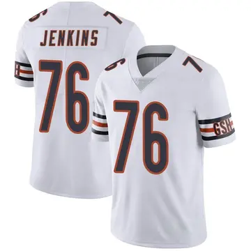 Nike Teven Jenkins Men's Limited Chicago Bears White Vapor Untouchable Jersey