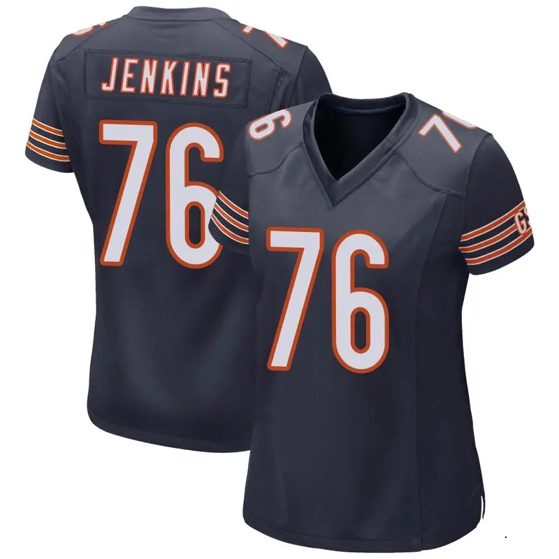 Nike Teven Jenkins Women's Game Chicago Bears Navy Team Color Jersey