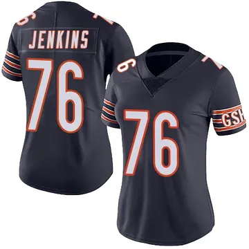 Nike Teven Jenkins Women's Limited Chicago Bears Navy Team Color Vapor Untouchable Jersey