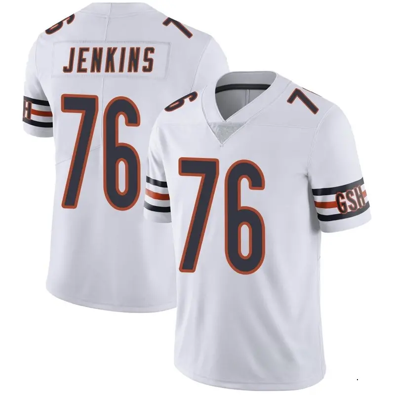 Nike Teven Jenkins Youth Limited Chicago Bears White Vapor Untouchable Jersey