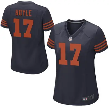Nike Tim Boyle Women's Game Chicago Bears Navy Blue Alternate Jersey