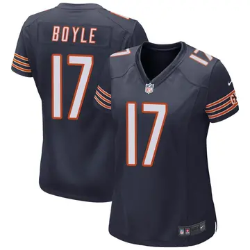 Nike Tim Boyle Women's Game Chicago Bears Navy Team Color Jersey