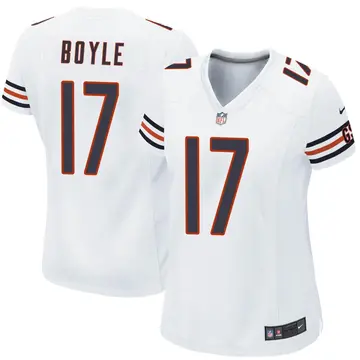 Nike Tim Boyle Women's Game Chicago Bears White Jersey