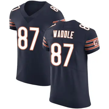 Nike Tom Waddle Men's Elite Chicago Bears Navy Team Color Vapor Untouchable Jersey