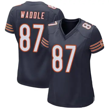 Nike Tom Waddle Women's Game Chicago Bears Navy Team Color Jersey