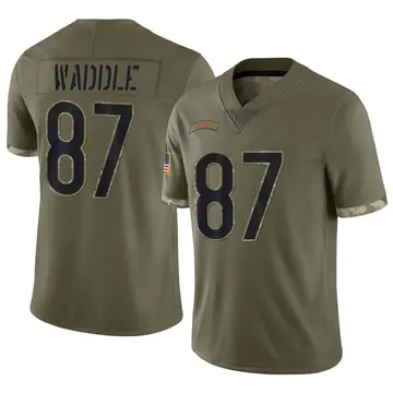 Nike Tom Waddle Youth Limited Chicago Bears Olive 2022 Salute To Service Jersey