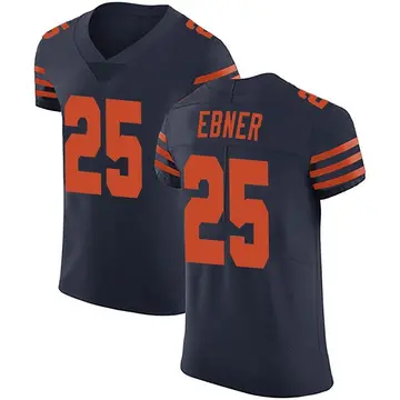 Nike Trestan Ebner Men's Elite Chicago Bears Navy Blue Alternate Vapor Untouchable Jersey