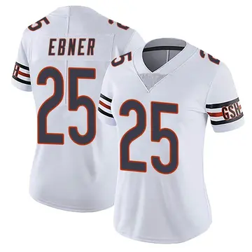 Nike Trestan Ebner Women's Limited Chicago Bears White Vapor Untouchable Jersey