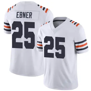 Nike Trestan Ebner Youth Limited Chicago Bears White Alternate Classic Vapor Jersey