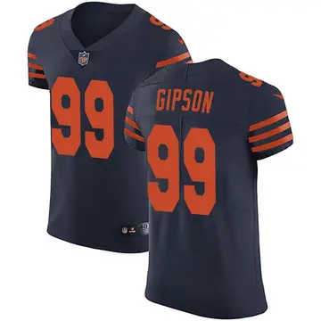 Nike Trevis Gipson Men's Elite Chicago Bears Navy Blue Alternate Vapor Untouchable Jersey