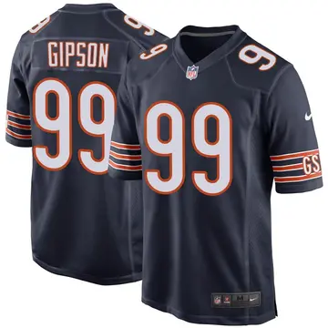 Nike Trevis Gipson Men's Game Chicago Bears Navy Team Color Jersey