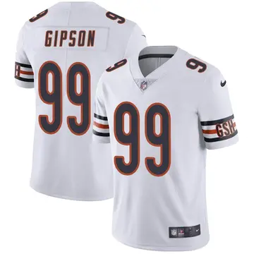 Nike Trevis Gipson Youth Limited Chicago Bears White Vapor Untouchable Jersey