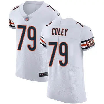 Nike Trevon Coley Men's Elite Chicago Bears White Vapor Untouchable Jersey
