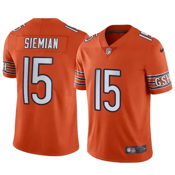 Nike Trevor Siemian Men's Limited Chicago Bears Orange Alternate Vapor Jersey