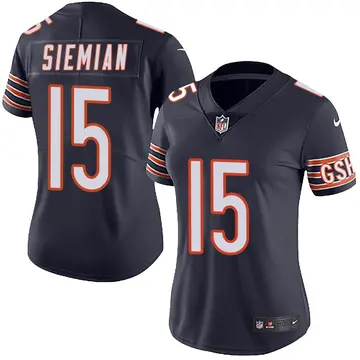 Nike Trevor Siemian Women's Limited Chicago Bears Navy Team Color Vapor Untouchable Jersey
