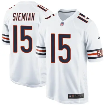 Nike Trevor Siemian Youth Game Chicago Bears White Jersey
