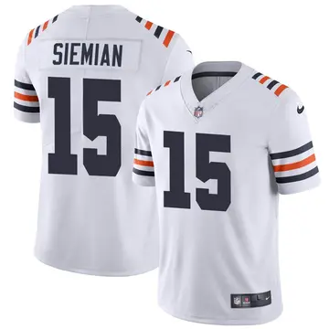 Nike Trevor Siemian Youth Limited Chicago Bears White Alternate Classic Vapor Jersey