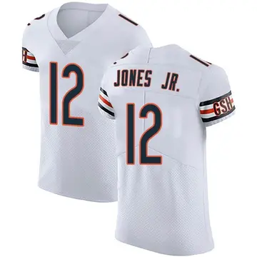 Nike Velus Jones Jr. Men's Elite Chicago Bears White Vapor Untouchable Jersey