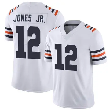 Nike Velus Jones Jr. Men's Limited Chicago Bears White Alternate Classic Vapor Jersey