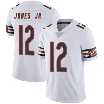 Nike Velus Jones Jr. Men's Limited Chicago Bears White Vapor Untouchable Jersey