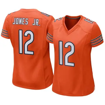 Nike Velus Jones Jr. Women's Game Chicago Bears Orange Alternate Jersey