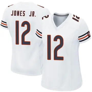 Nike Velus Jones Jr. Women's Game Chicago Bears White Jersey
