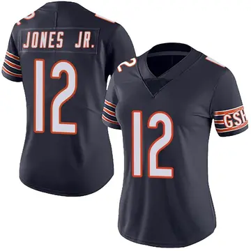Nike Velus Jones Jr. Women's Limited Chicago Bears Navy Team Color Vapor Untouchable Jersey