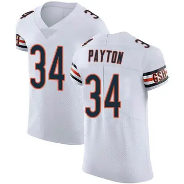 Nike Walter Payton Men's Elite Chicago Bears White Vapor Untouchable Jersey