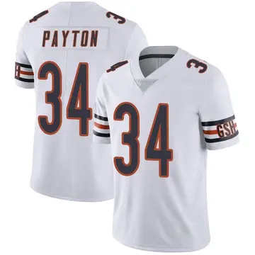 Nike Walter Payton Youth Limited Chicago Bears White Vapor Untouchable Jersey