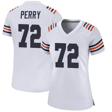 Nike William Perry Women's Game Chicago Bears White Alternate Classic Jersey