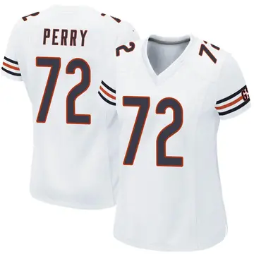Nike William Perry Women's Game Chicago Bears White Jersey