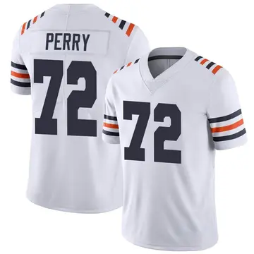 Nike William Perry Youth Limited Chicago Bears White Alternate Classic Vapor Jersey
