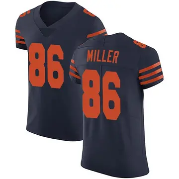 Nike Zach Miller Men's Elite Chicago Bears Navy Blue Alternate Vapor Untouchable Jersey