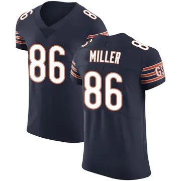 Nike Zach Miller Men's Elite Chicago Bears Navy Team Color Vapor Untouchable Jersey
