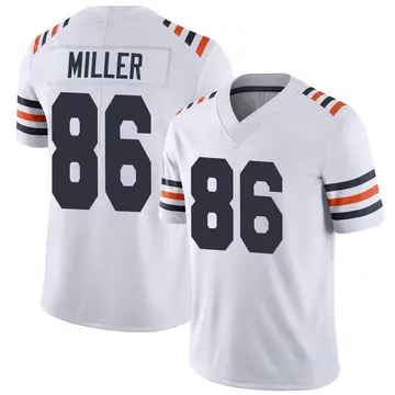 Nike Zach Miller Men's Limited Chicago Bears White Alternate Classic Vapor Jersey