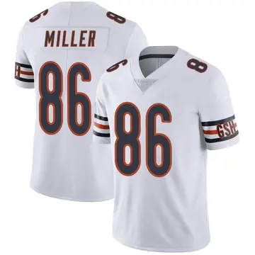 Nike Zach Miller Men's Limited Chicago Bears White Vapor Untouchable Jersey