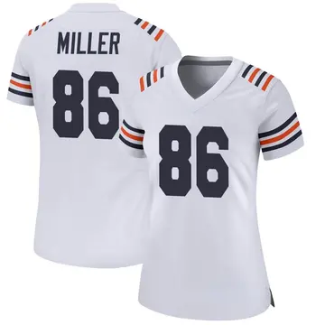 Nike Zach Miller Women's Game Chicago Bears White Alternate Classic Jersey