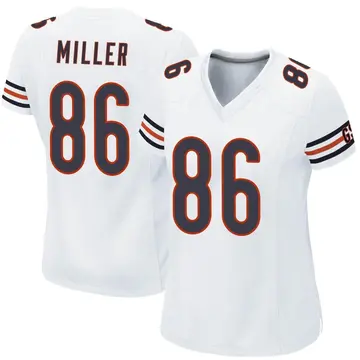 Nike Zach Miller Women's Game Chicago Bears White Jersey