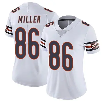 Nike Zach Miller Women's Limited Chicago Bears White Vapor Untouchable Jersey