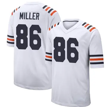 Nike Zach Miller Youth Game Chicago Bears White Alternate Classic Jersey